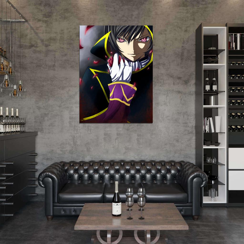 Code Geass Lelouch Anime Manga Art Wall Art Print Poster