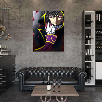 Code Geass Lelouch Anime Manga Art Wall Art Print Poster