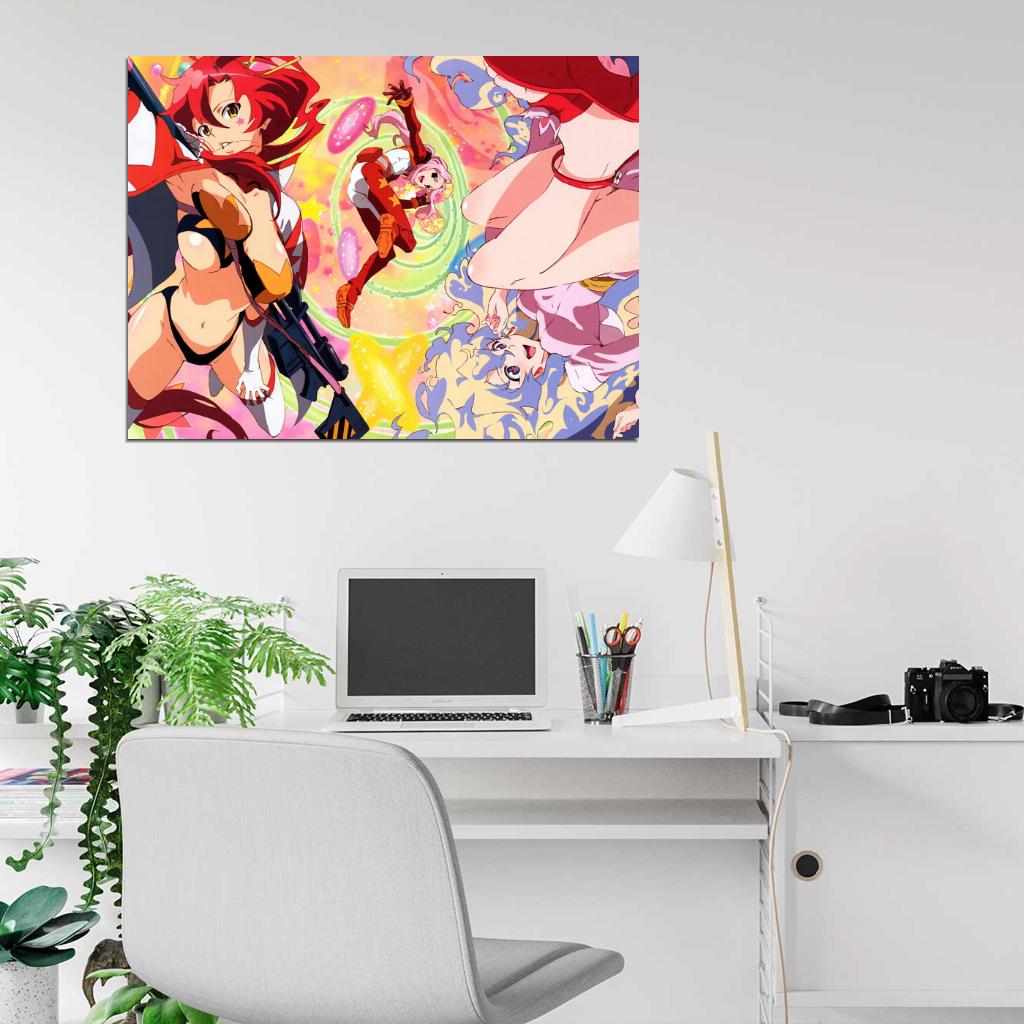 Tengen Toppa Gurren Lagann Anime Manga Art Wall Art Print Poster