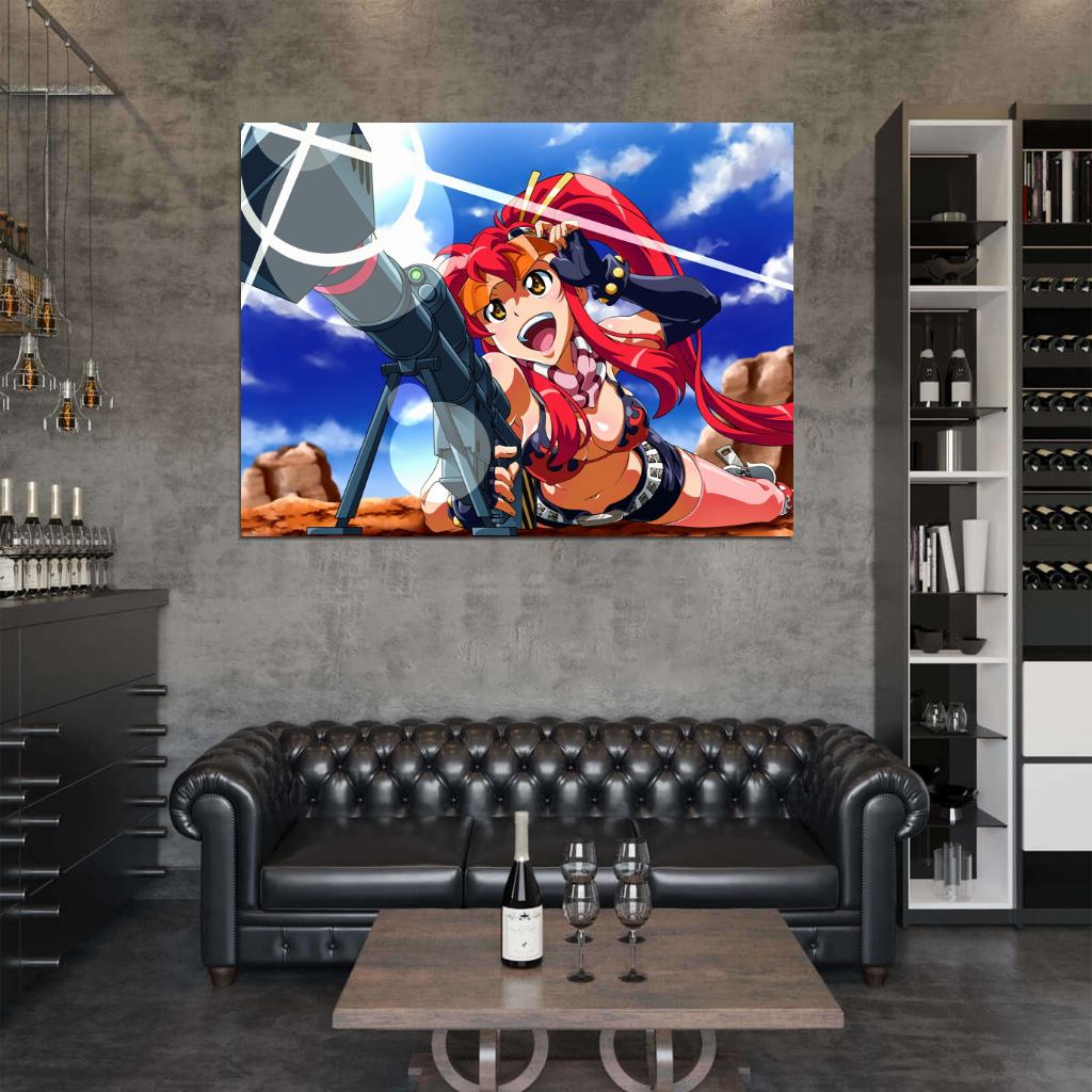Tengen Toppa Gurren Lagann Yoko Littner Anime Manga Art Wall Art Print Poster
