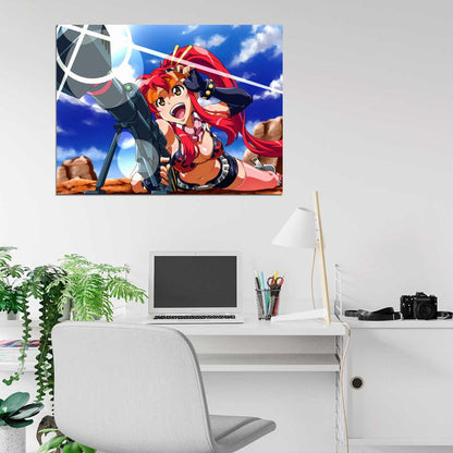 Tengen Toppa Gurren Lagann Yoko Littner Anime Manga Art Wall Art Print Poster