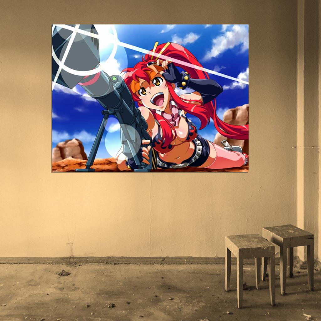 Tengen Toppa Gurren Lagann Yoko Littner Anime Manga Art Wall Art Print Poster