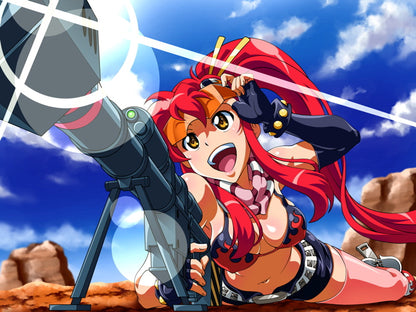 Tengen Toppa Gurren Lagann Yoko Littner Anime Manga Art Wall Art Print Poster