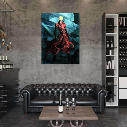 Vash The Stampede Trigun Painting Art Anime Manga Art Wall Art Print Poster