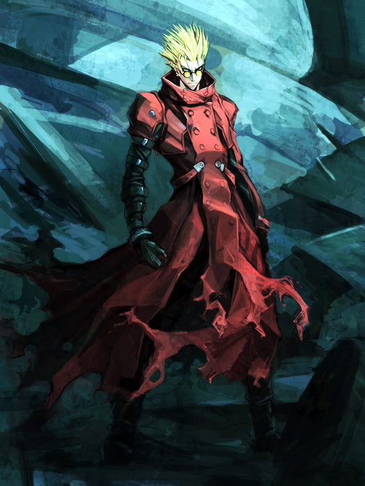 Vash The Stampede Trigun Painting Art Anime Manga Art Wall Art Print Poster