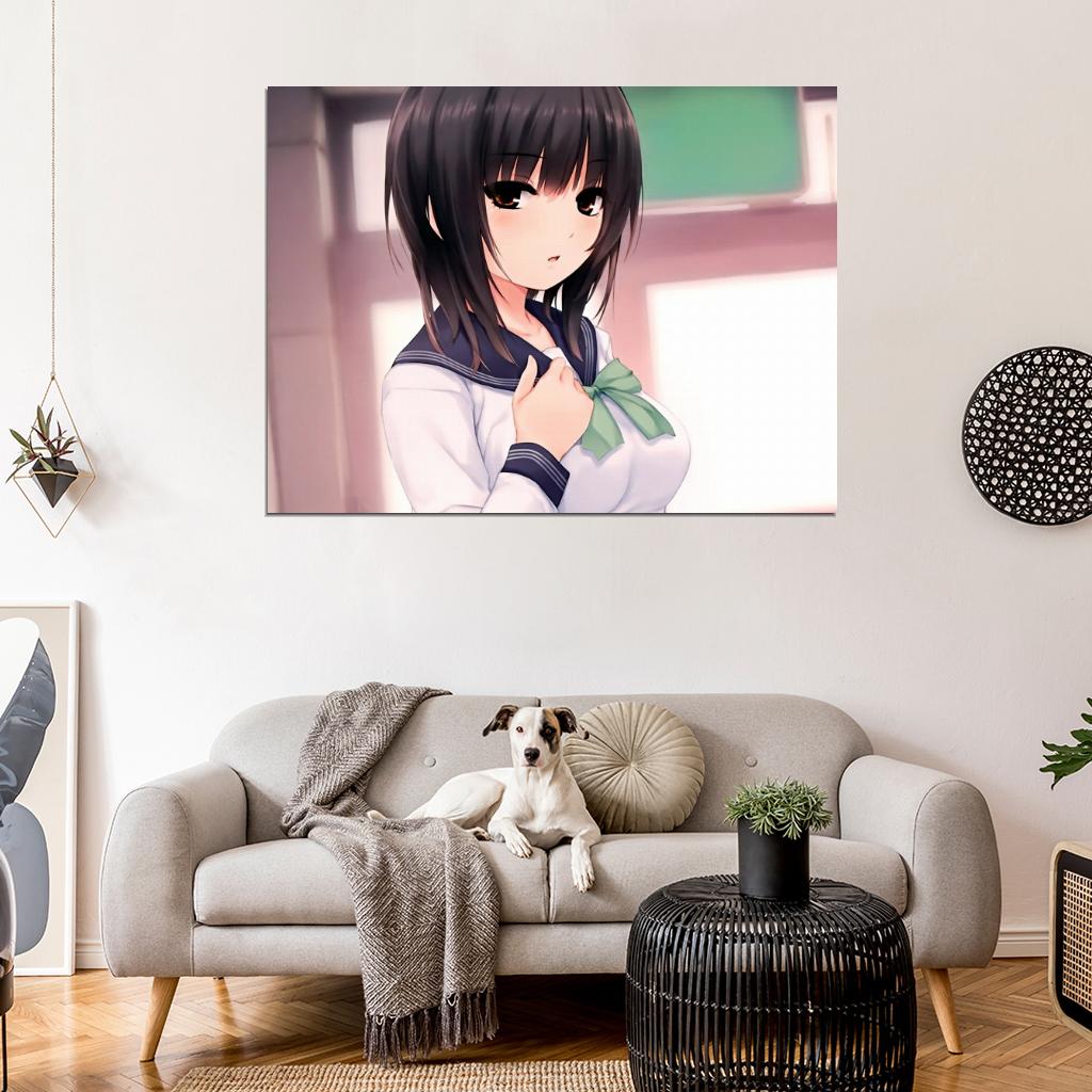 Aoyama Sumika Cute Anime Manga Art Wall Art Print Poster