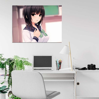 Aoyama Sumika Cute Anime Manga Art Wall Art Print Poster