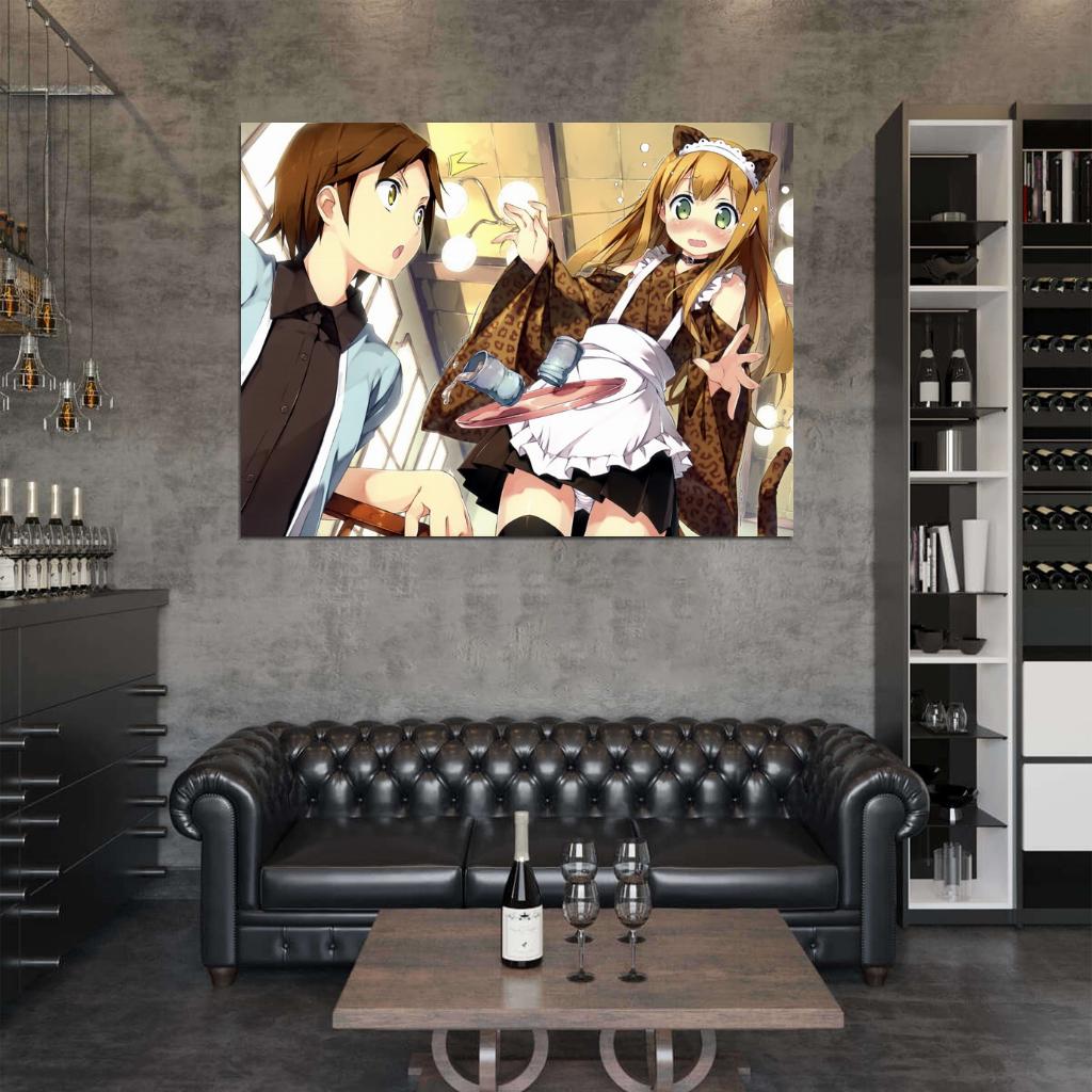 Azusa Azuki Youto Yokodera Hentai Ouji Anime Manga Art Wall Art Print Poster