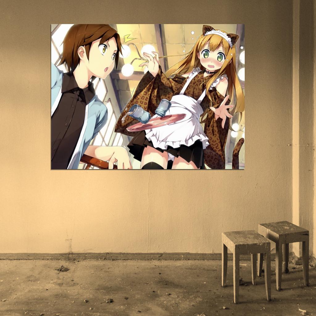 Azusa Azuki Youto Yokodera Hentai Ouji Anime Manga Art Wall Art Print Poster