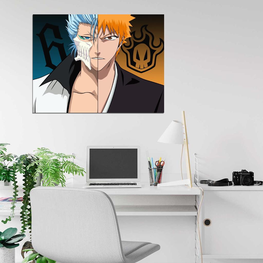 Bleach Anime Manga Art Wall Art Print Poster