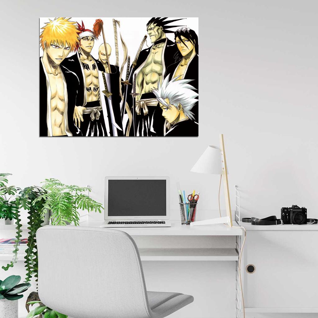 Bleach Character Anime Manga Art Wall Art Print Poster