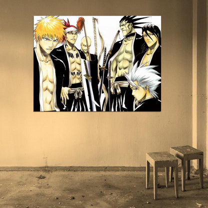 Bleach Character Anime Manga Art Wall Art Print Poster