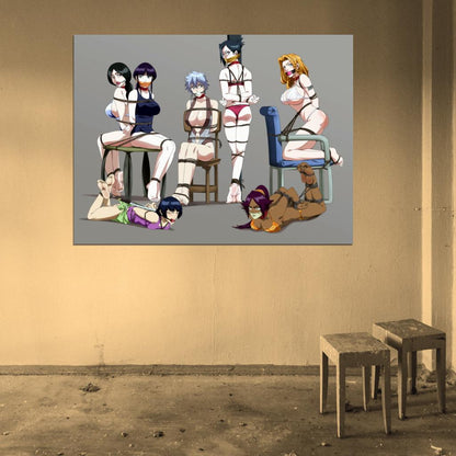 Sexy Hot Girls Anime Manga Art Wall Art Print Poster