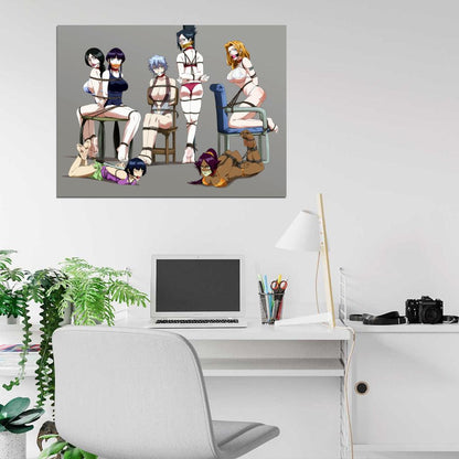 Sexy Hot Girls Anime Manga Art Wall Art Print Poster