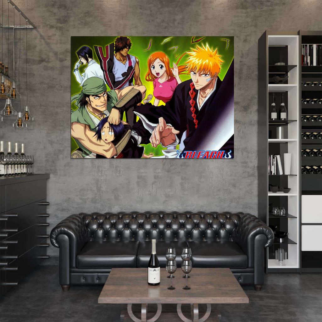 Bleach Characters Anime Manga Art Wall Art Print Poster