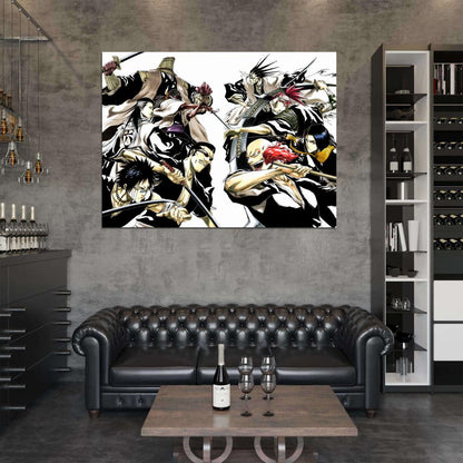 Bleach Characters Cool Art Anime Manga Wall Art Print Poster