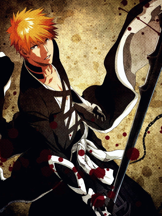 Bleach Blood Painting Anime Manga Art Wall Art Print Poster