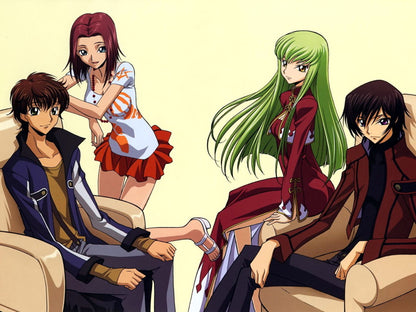 Code Geass Characters Anime Manga Art Wall Art Print Poster