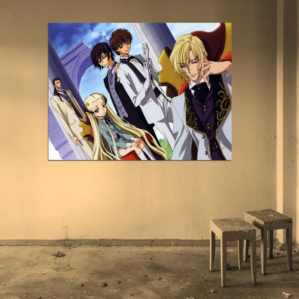 Code Geass Anime Manga Art Wall Art Print Poster