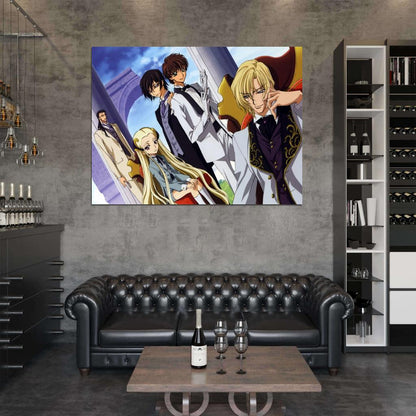 Code Geass Anime Manga Art Wall Art Print Poster