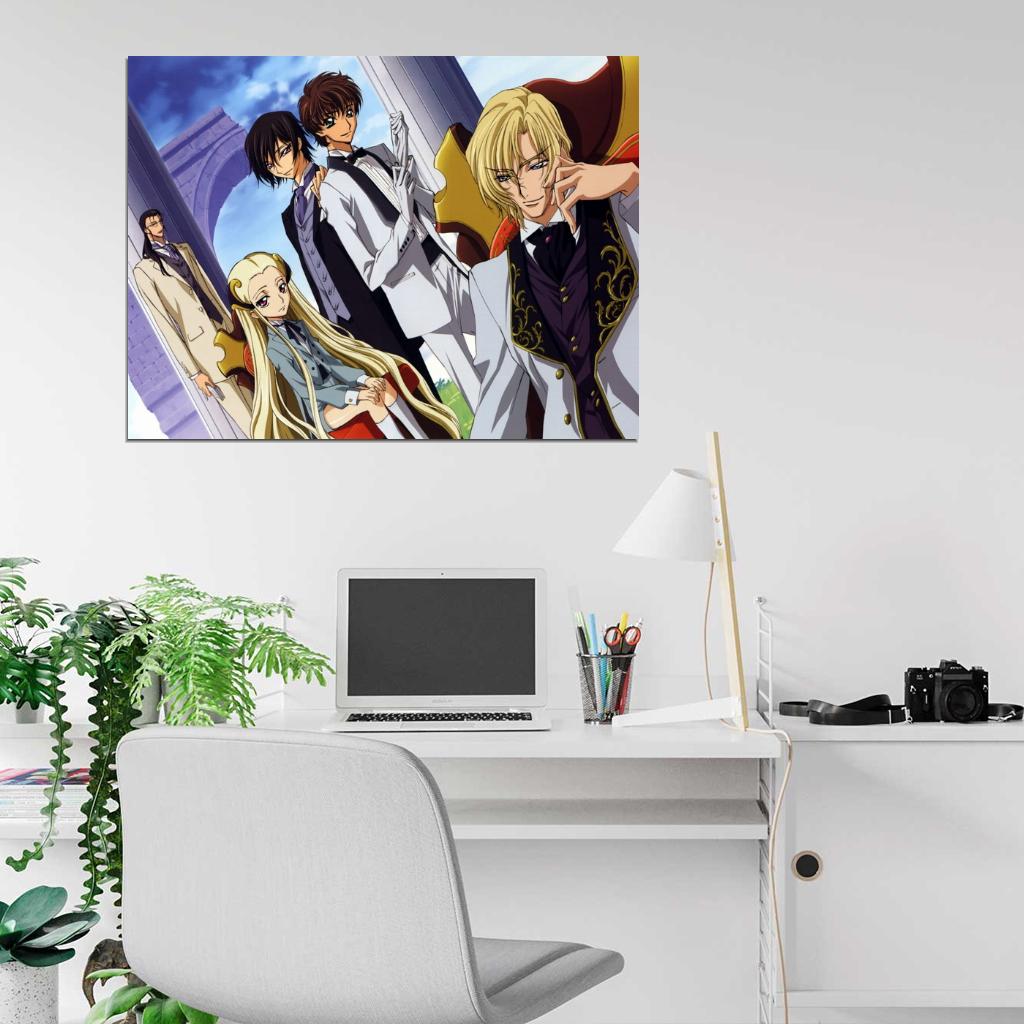 Code Geass Anime Manga Art Wall Art Print Poster