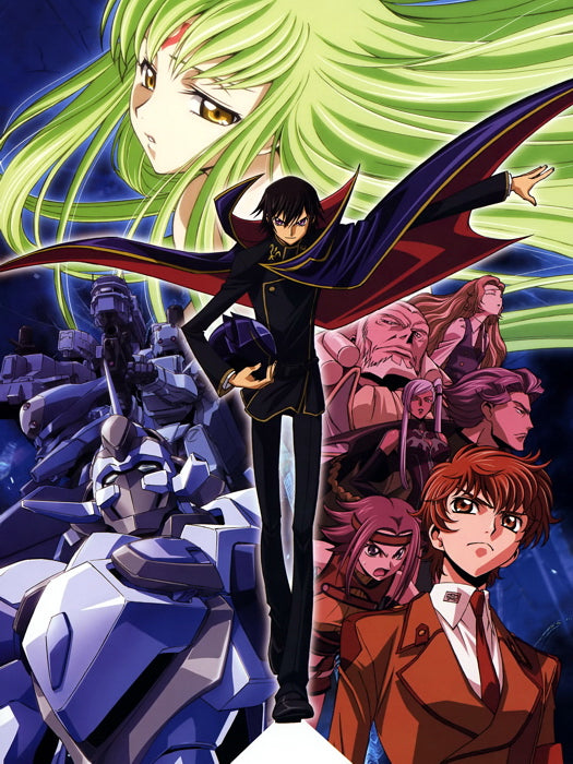 Code Geass Characters Green Hair Anime Manga Art Wall Art Print Poster