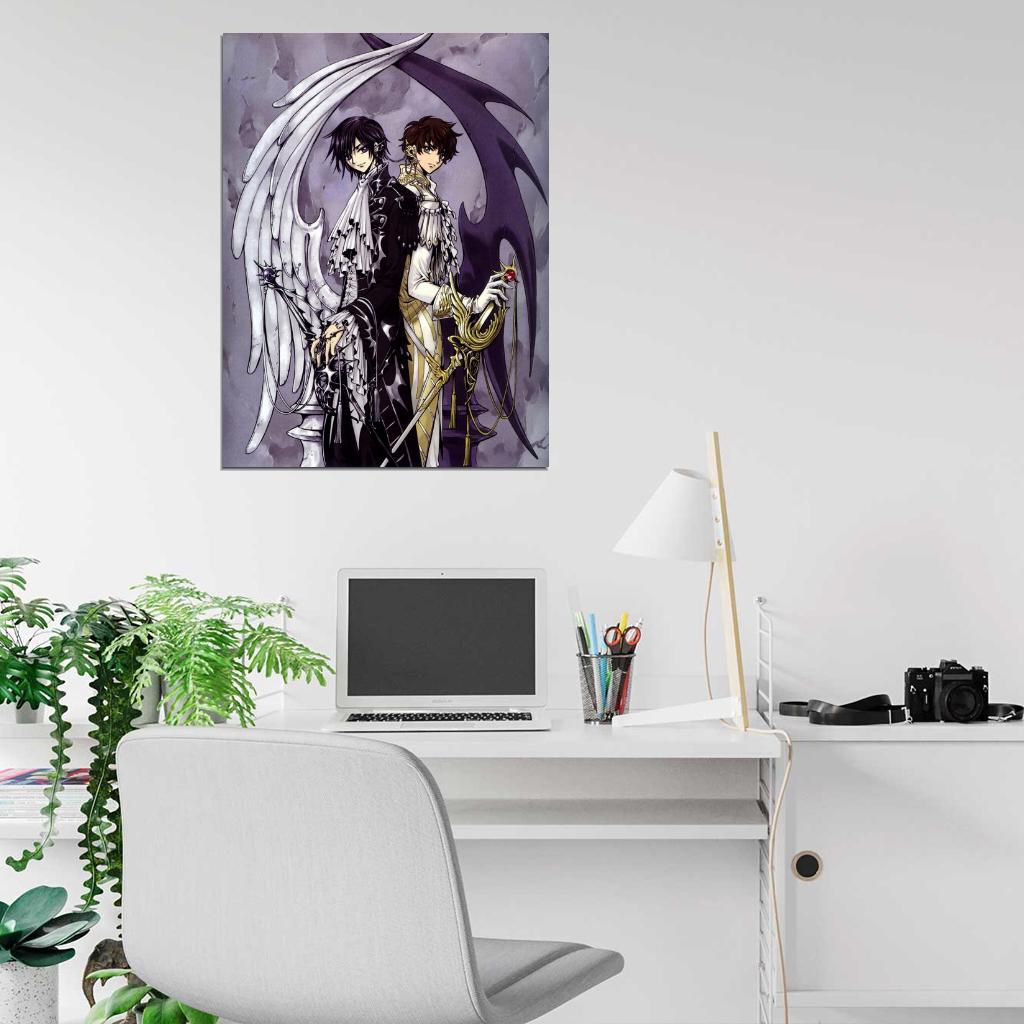 Code Geass Hangyaku No Lelouch Anime Manga Art Wall Art Print Poster