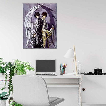 Code Geass Hangyaku No Lelouch Anime Manga Art Wall Art Print Poster