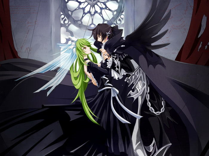 Code Geass Lelouch C C Anime Manga Art Wall Art Print Poster