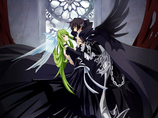 Code Geass Lelouch C C Anime Manga Art Wall Art Print Poster