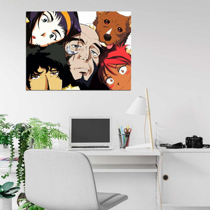 Cowboy Bebop Anime Manga Art Wall Art Print Poster