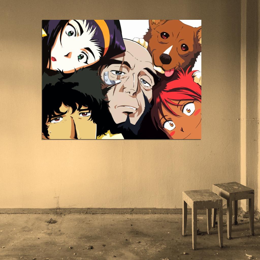 Cowboy Bebop Anime Manga Art Wall Art Print Poster