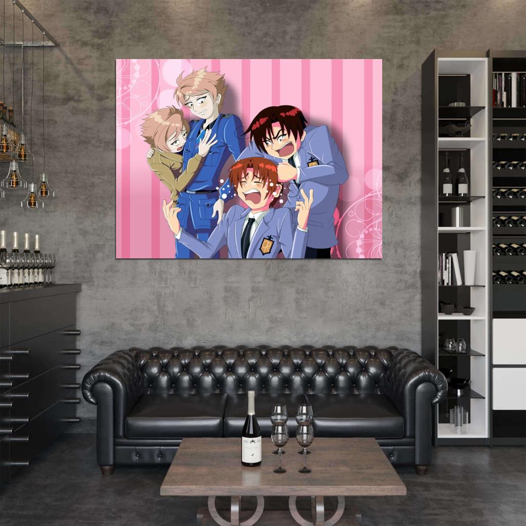 Cross Over Funny Anime Manga Art Wall Art Print Poster