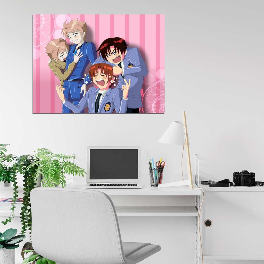 Cross Over Funny Anime Manga Art Wall Art Print Poster