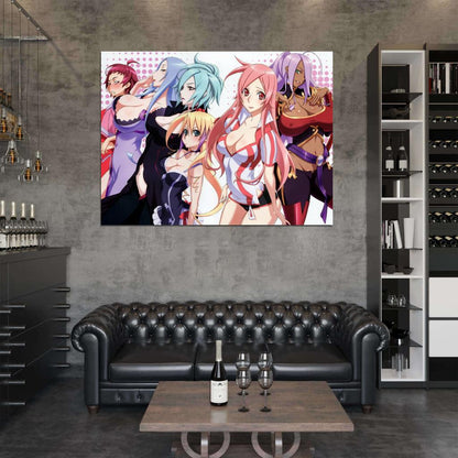 Dragonaut The Resonance Sexy Hot Girls Anime Manga Art Wall Art Print Poster