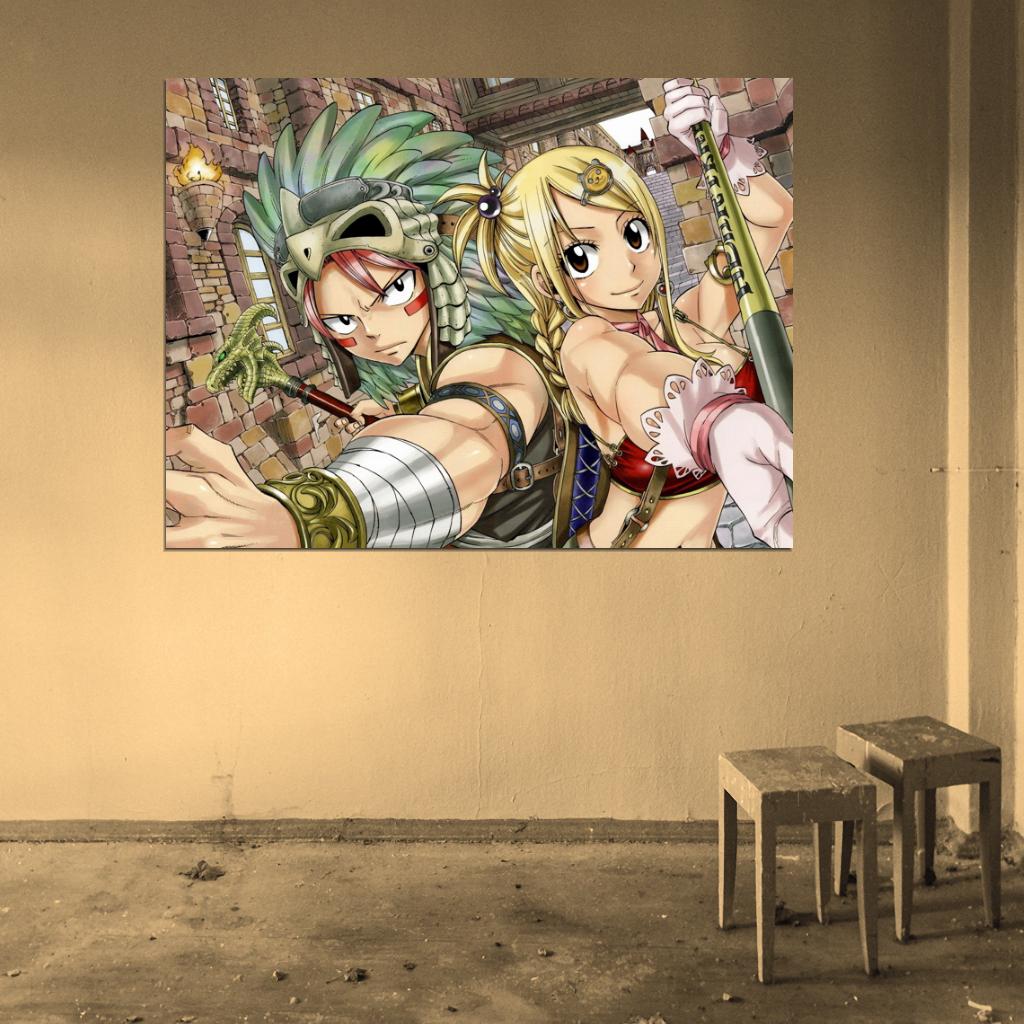 Fairy Tail Anime Manga Art Wall Art Print Poster
