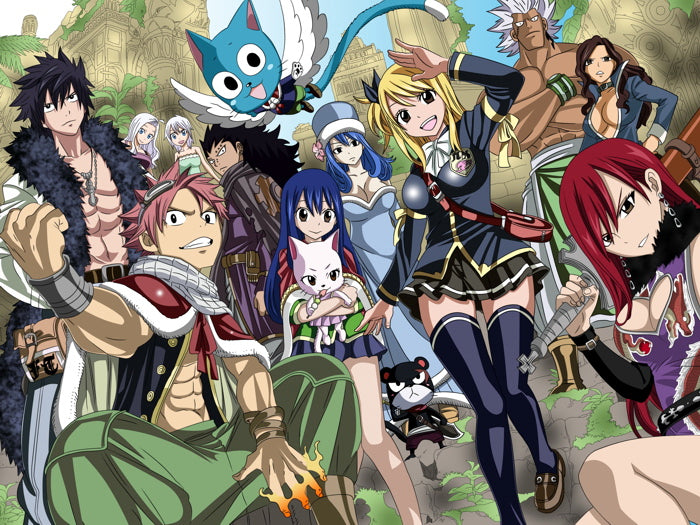 Fairy Tail Characters Anime Manga Art Wall Art Print Poster