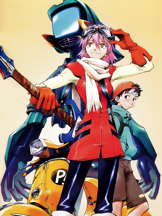 FLCL Haruko Haruhara Painting Anime Manga Art Wall Art Print Poster
