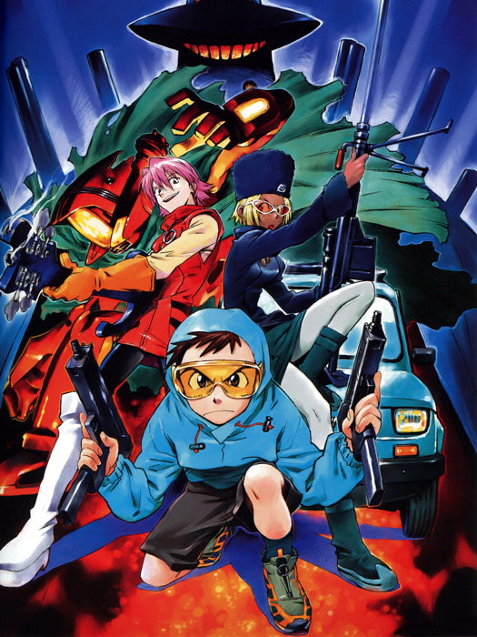 FLCL Characters Anime Manga Art Wall Art Print Poster