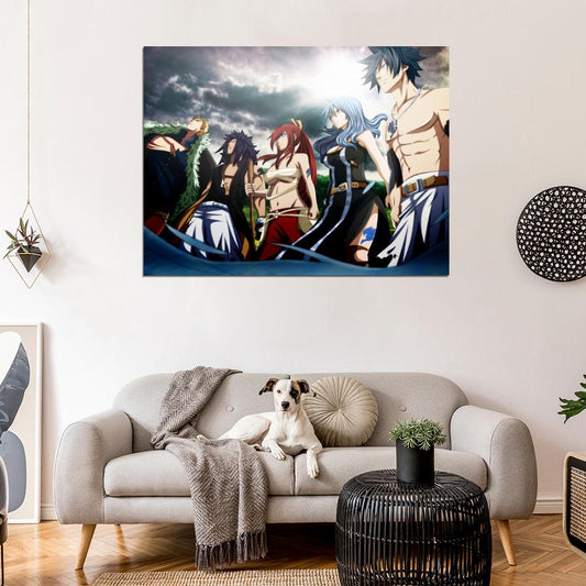 Fairy Tail Characters Anime Manga Art Wall Art Print Poster