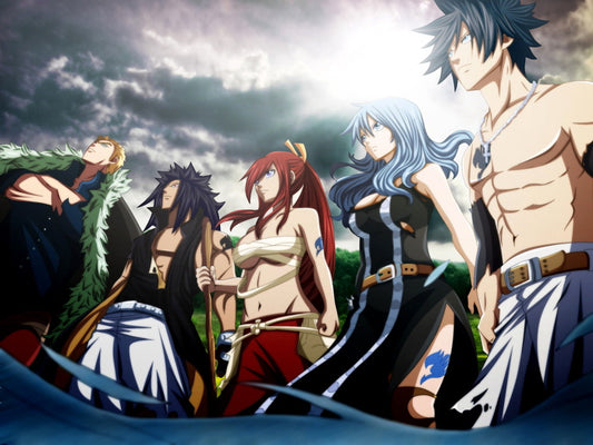 Fairy Tail Characters Anime Manga Art Wall Art Print Poster