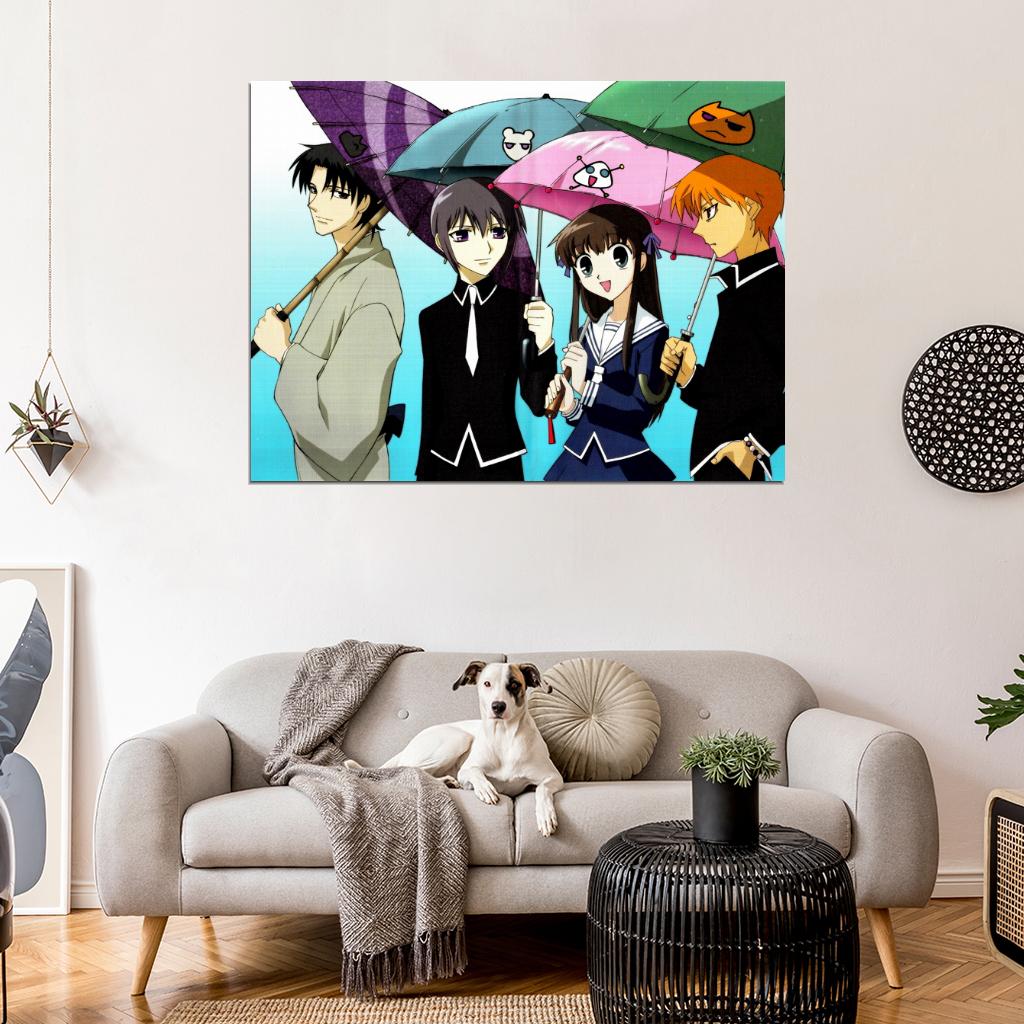 Fruits Basket Umbrella Anime Manga Art Wall Art Print Poster