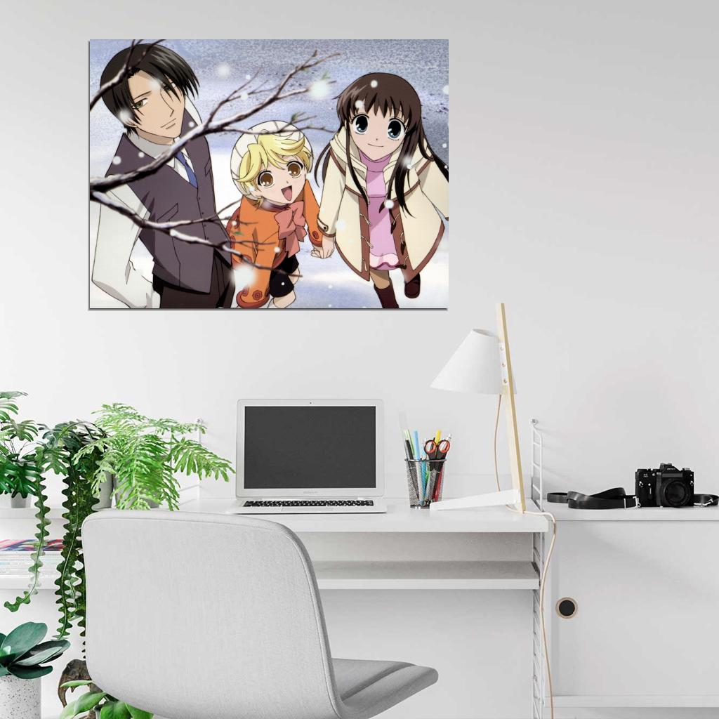 Fruits Basket Characters Anime Manga Art Wall Art Print Poster