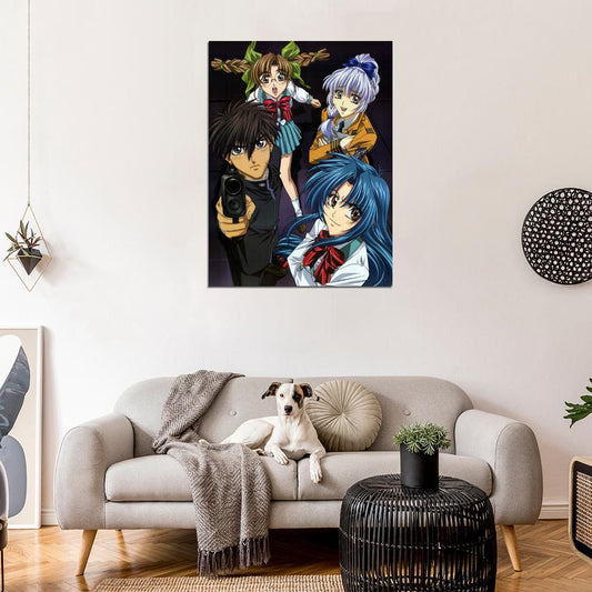 Full Metal Panic Characters Anime Manga Art Wall Art Print Poster