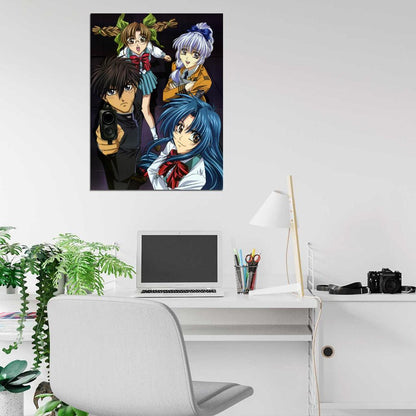 Full Metal Panic Characters Anime Manga Art Wall Art Print Poster