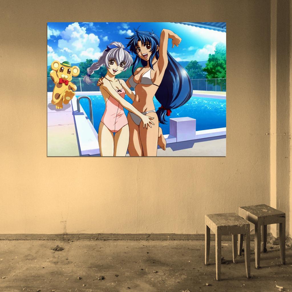 Full Metal Panic Kaname Chidori Teletha Testarossa Sexy Boobs Anime Manga Art Wall Art Print Poster