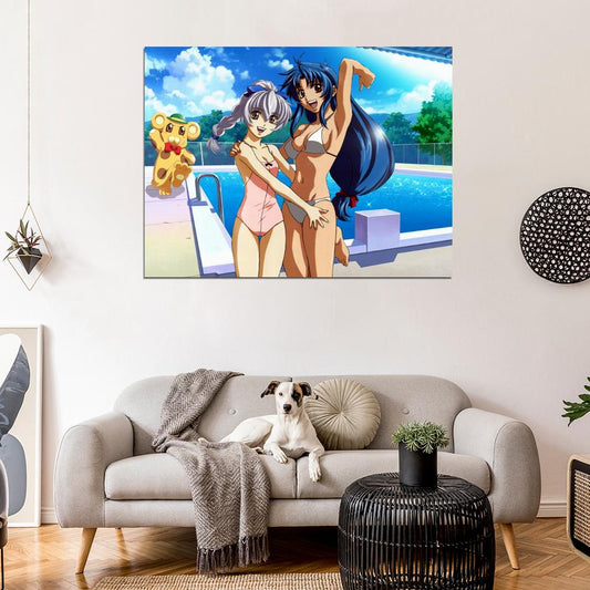 Full Metal Panic Kaname Chidori Teletha Testarossa Sexy Boobs Anime Manga Art Wall Art Print Poster