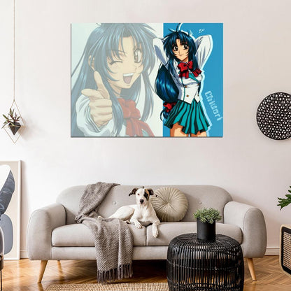 Full Metal Panic Kaname Chidori Anime Manga Art Wall Art Print Poster