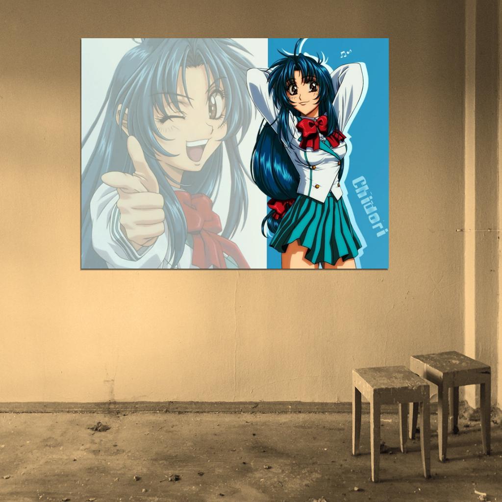 Full Metal Panic Kaname Chidori Anime Manga Art Wall Art Print Poster