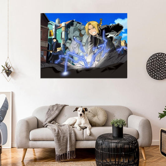 Fullmetal Alchemist Anime Manga Art Wall Art Print Poster